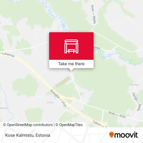 Карта Kose Kalmistu
