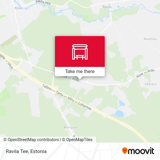 Карта Ravila Tee
