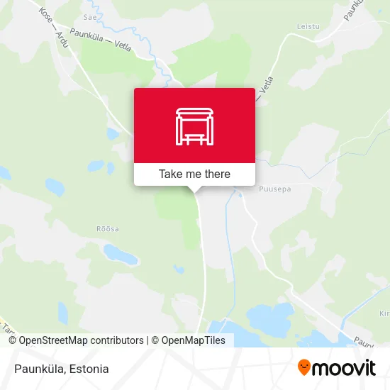 Карта Paunküla