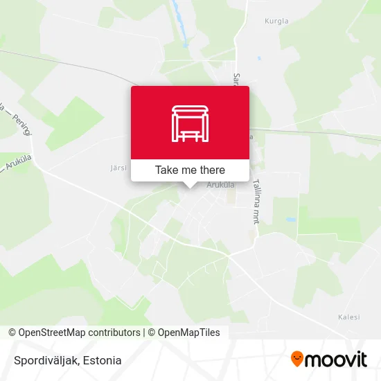 Карта Spordiväljak