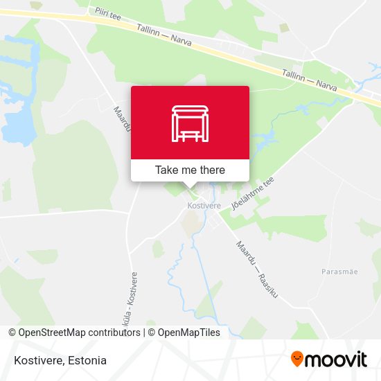 Карта Kostivere