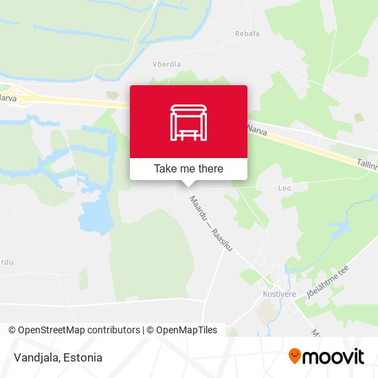 Vandjala map