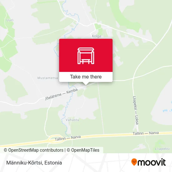 Карта Männiku-Kõrtsi