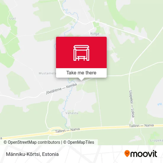 Карта Männiku-Kõrtsi