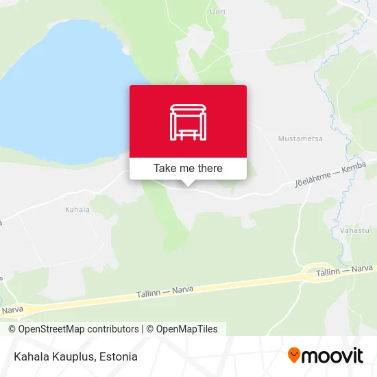 Карта Kahala Kauplus