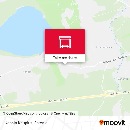 Карта Kahala Kauplus