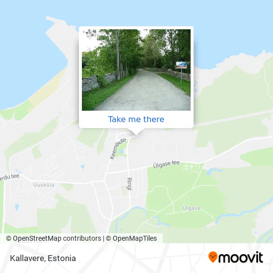 Карта Kallavere