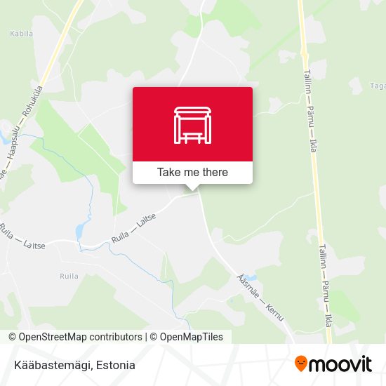 Карта Kääbastemägi
