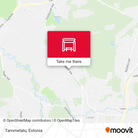 Карта Tammetalu