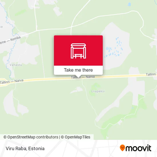 Карта Viru Raba