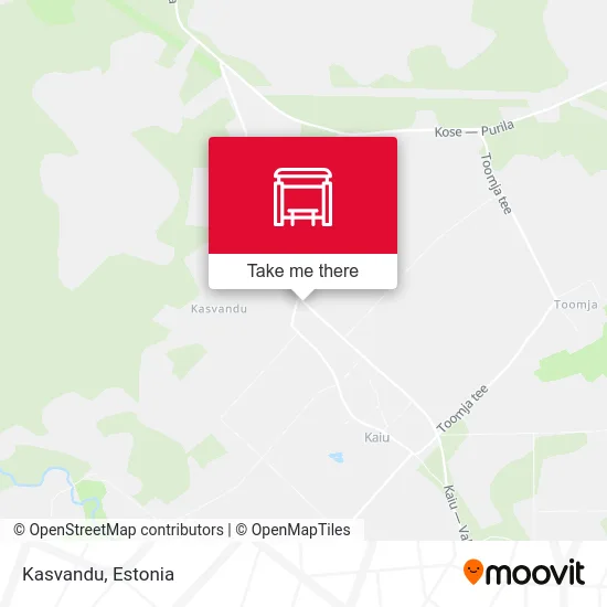 Карта Kasvandu