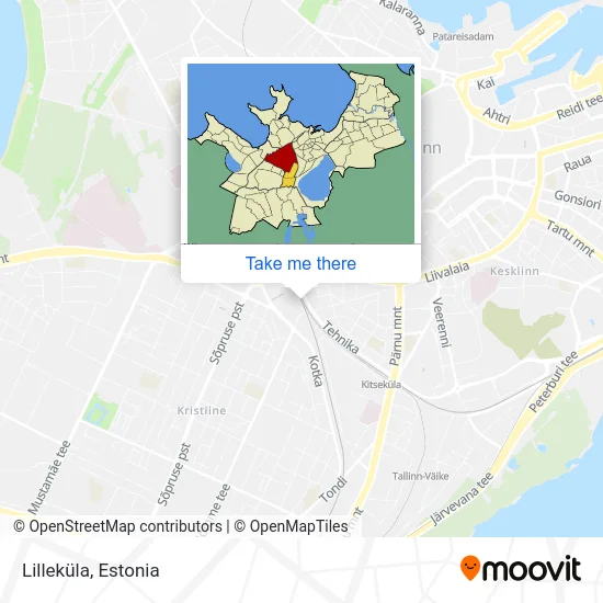 Карта Lilleküla