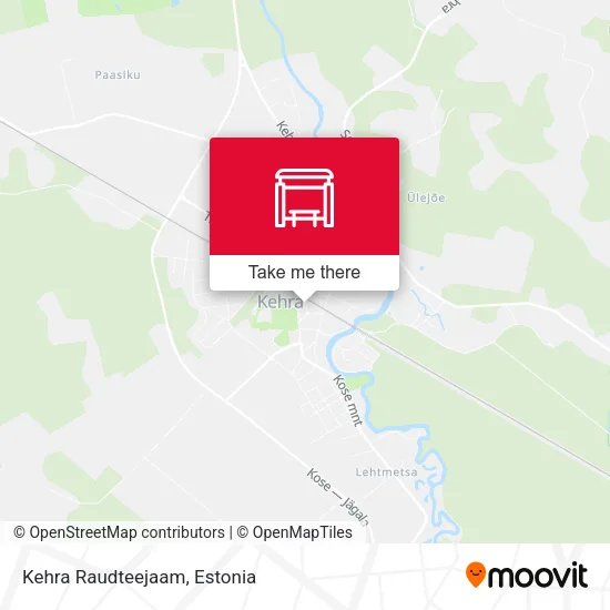 Карта Kehra Raudteejaam