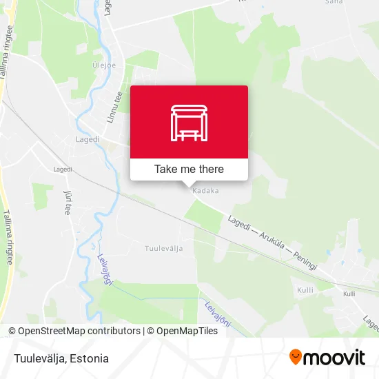 Карта Tuulevälja