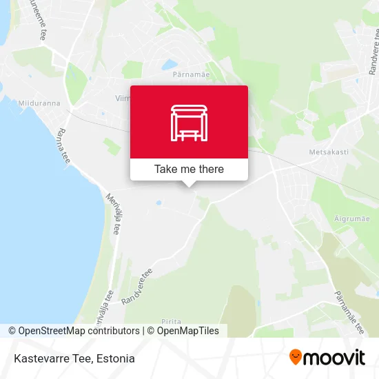 Карта Kastevarre Tee