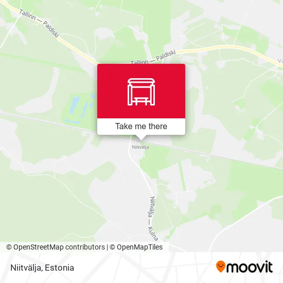 Карта Niitvälja