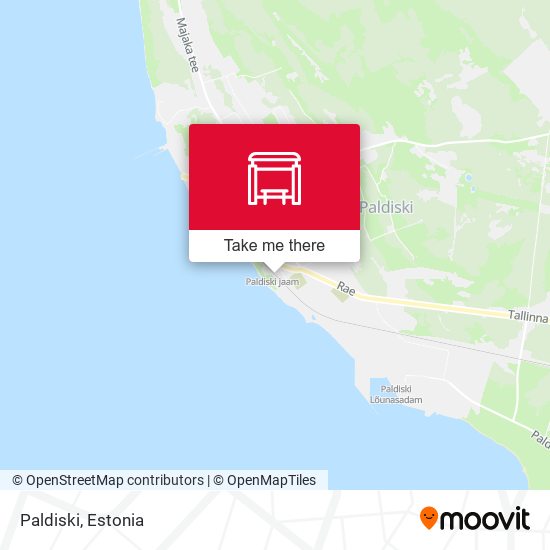 Карта Paldiski