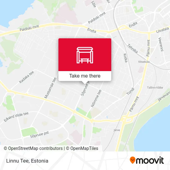 Карта Linnu Tee