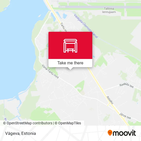 Карта Vägeva