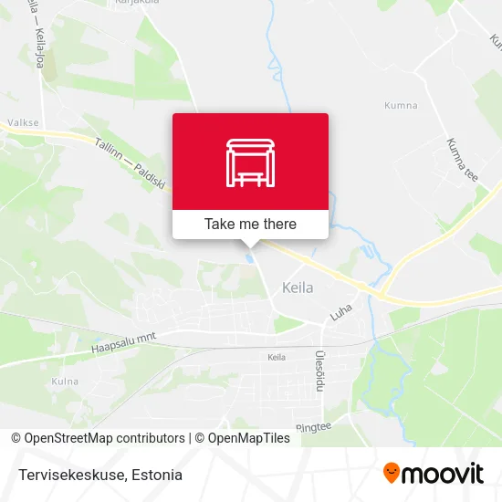Карта Tervisekeskuse