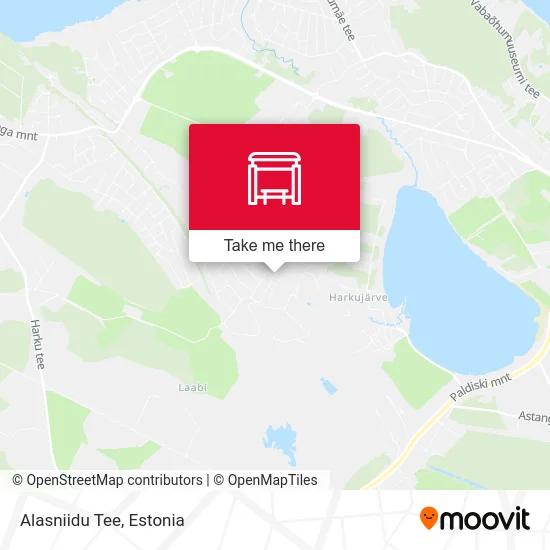 Карта Alasniidu Tee