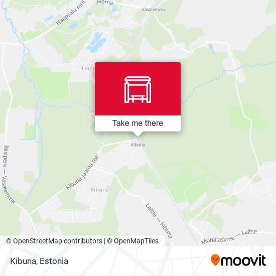 Карта Kibuna