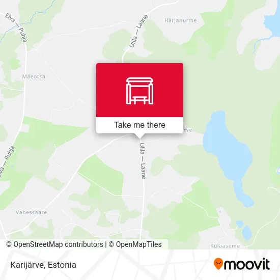 Карта Karijärve