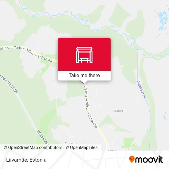 Карта Liivamäe