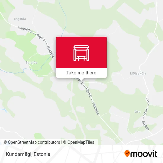 Карта Kündamägi