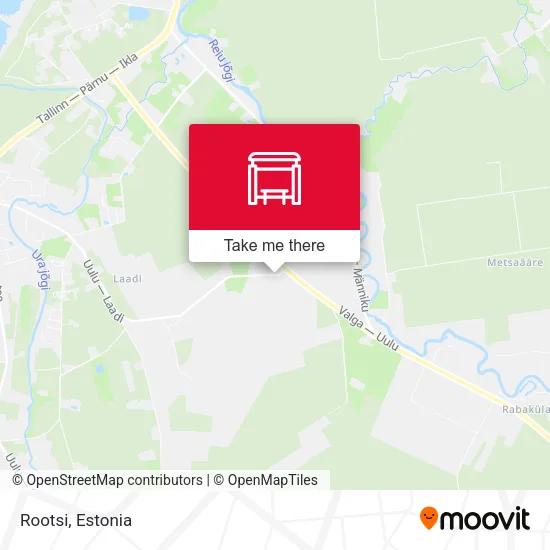 Карта Rootsi