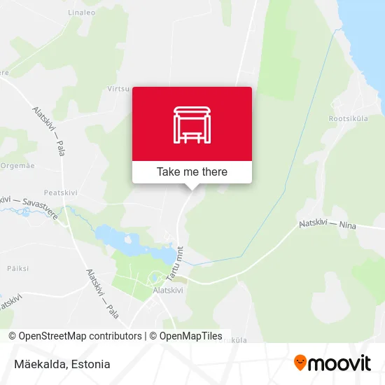 Карта Mäekalda