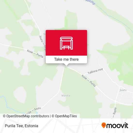 Карта Purila Tee