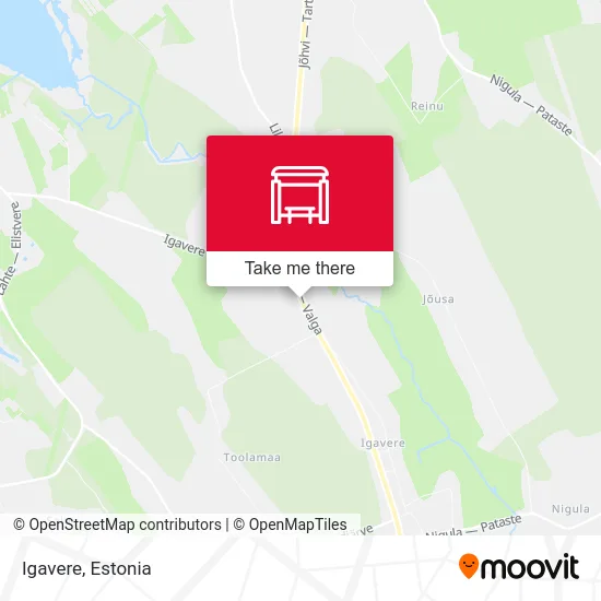 Карта Igavere