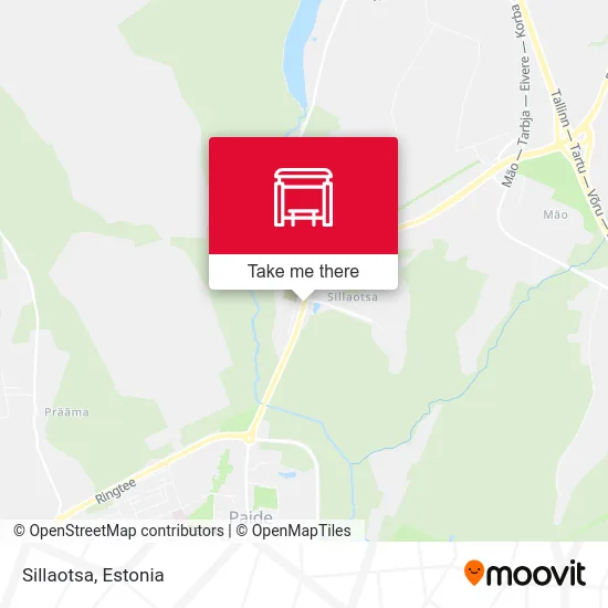 Карта Sillaotsa