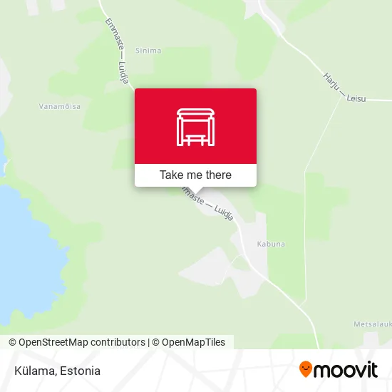 Карта Külama