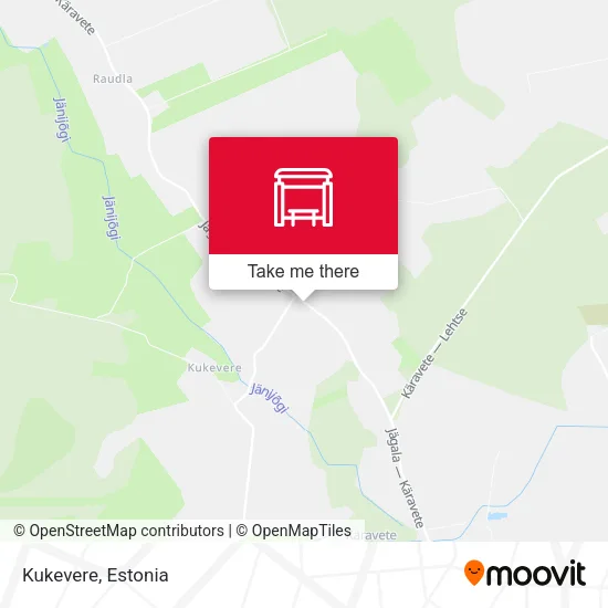 Карта Kukevere