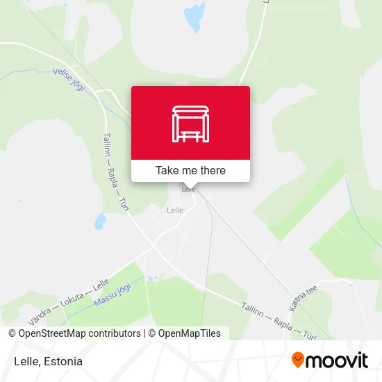 Карта Lelle