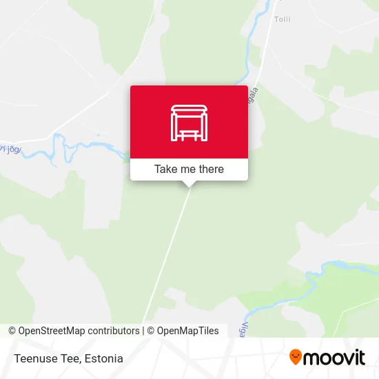 Карта Teenuse Tee