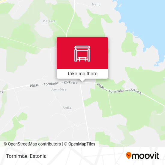 Карта Tornimäe