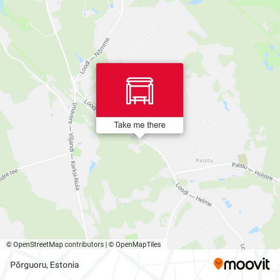 Карта Põrguoru