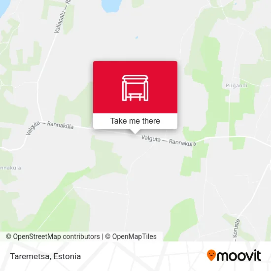 Карта Taremetsa