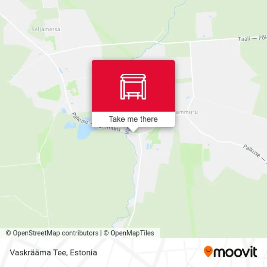 Карта Vaskrääma Tee