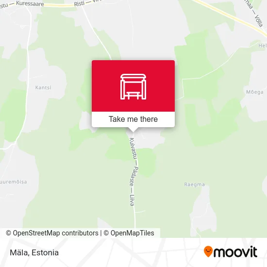Карта Mäla