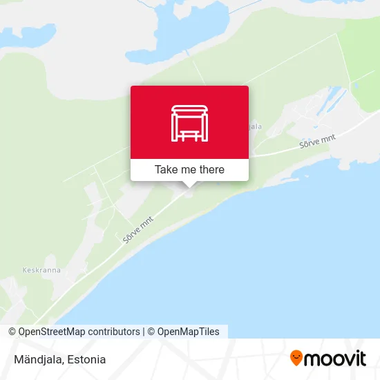 Карта Mändjala