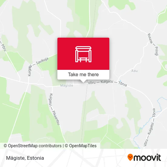 Карта Mägiste