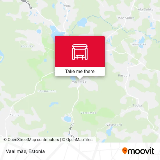 Карта Vaalimäe