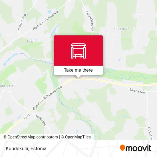 Карта Kuudeküla