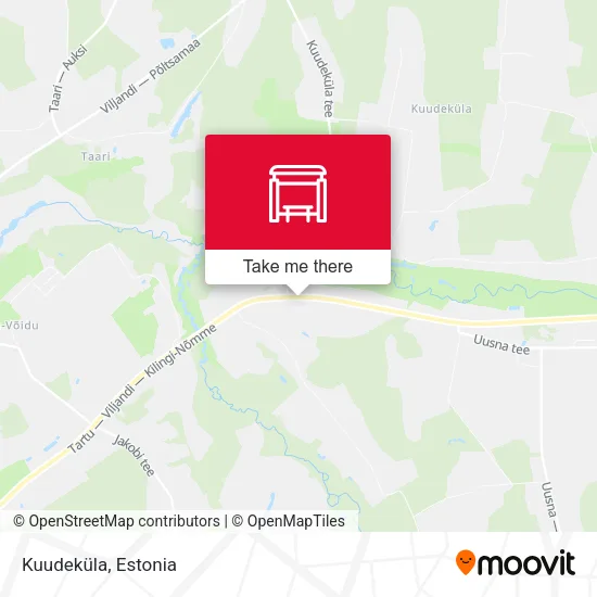 Карта Kuudeküla