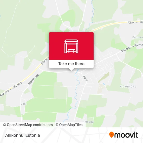 Карта Allikõnnu