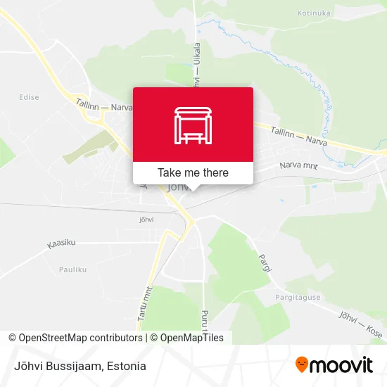 Карта Jõhvi Bussijaam